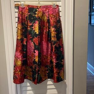 Talbots 100% pure silk skirt.